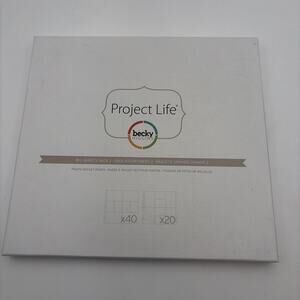 Project Life Photo Pocket Pages Big Variety Pack 2 By Becky Higgins - NEW 12x12